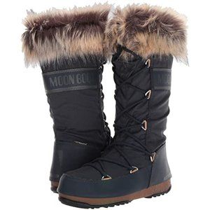 Moon Boots Monaco Denim Blue Size 8
